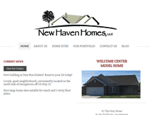 Tablet Screenshot of newhavenhomes.biz